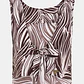 Top de Cavas ZOE Zebra Castanho - Guess  - Thumbnail 6