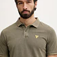 Polo de Homem Básico Verde - Guess - Thumbnail 3