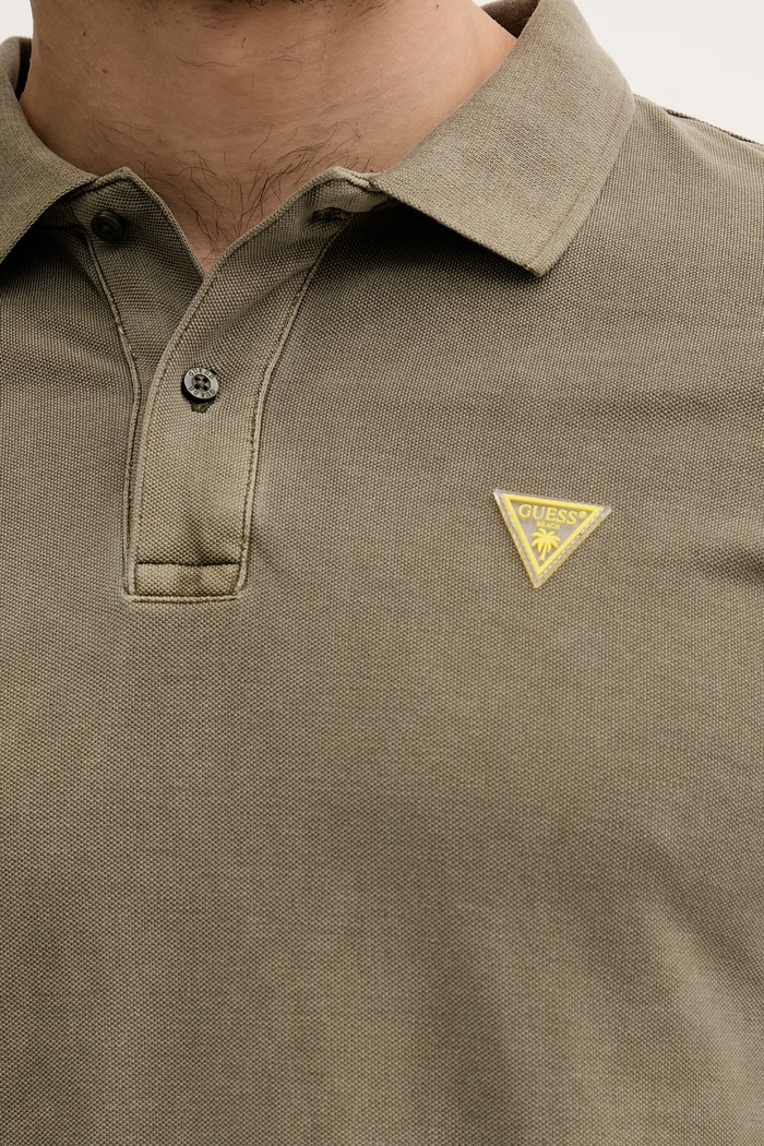 Polo de Homem Básico Verde - Guess 4