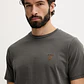 T-shirt Maxi Palmeira Cinza e Laranja - Guess - Thumbnail 4