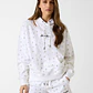 Sweat Oversize Florzinhas Branco - Guess Jeans - thumbnail 1