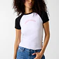 T-shirt Bicolor Branco e Preto - Guess - thumbnail 1