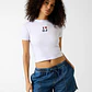 T-shirt Justa GJ Branco - Guess Jeans - vignette 1