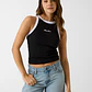 Top de Cavas Preto e Branco - Guess   - Thumbnail 1