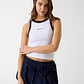 Top de Cavas Branco e Azul - Guess - Miniatura 1