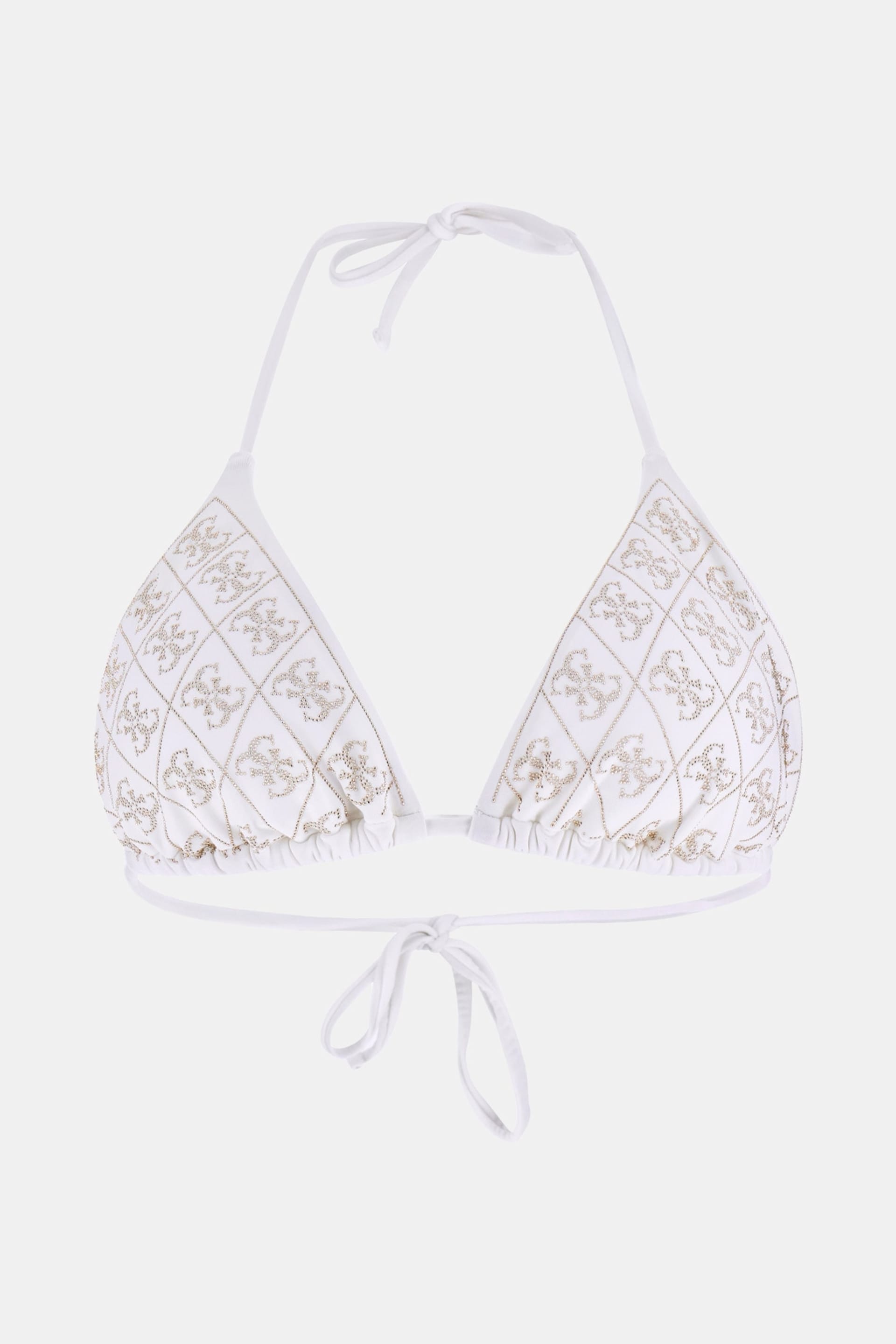 Biquíni DIANE Logo Dourado Branco - Guess 5