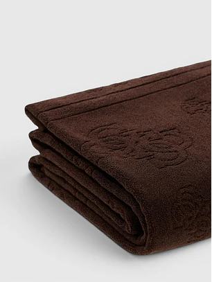 Toalha Logo Gravado Castanho - Guess