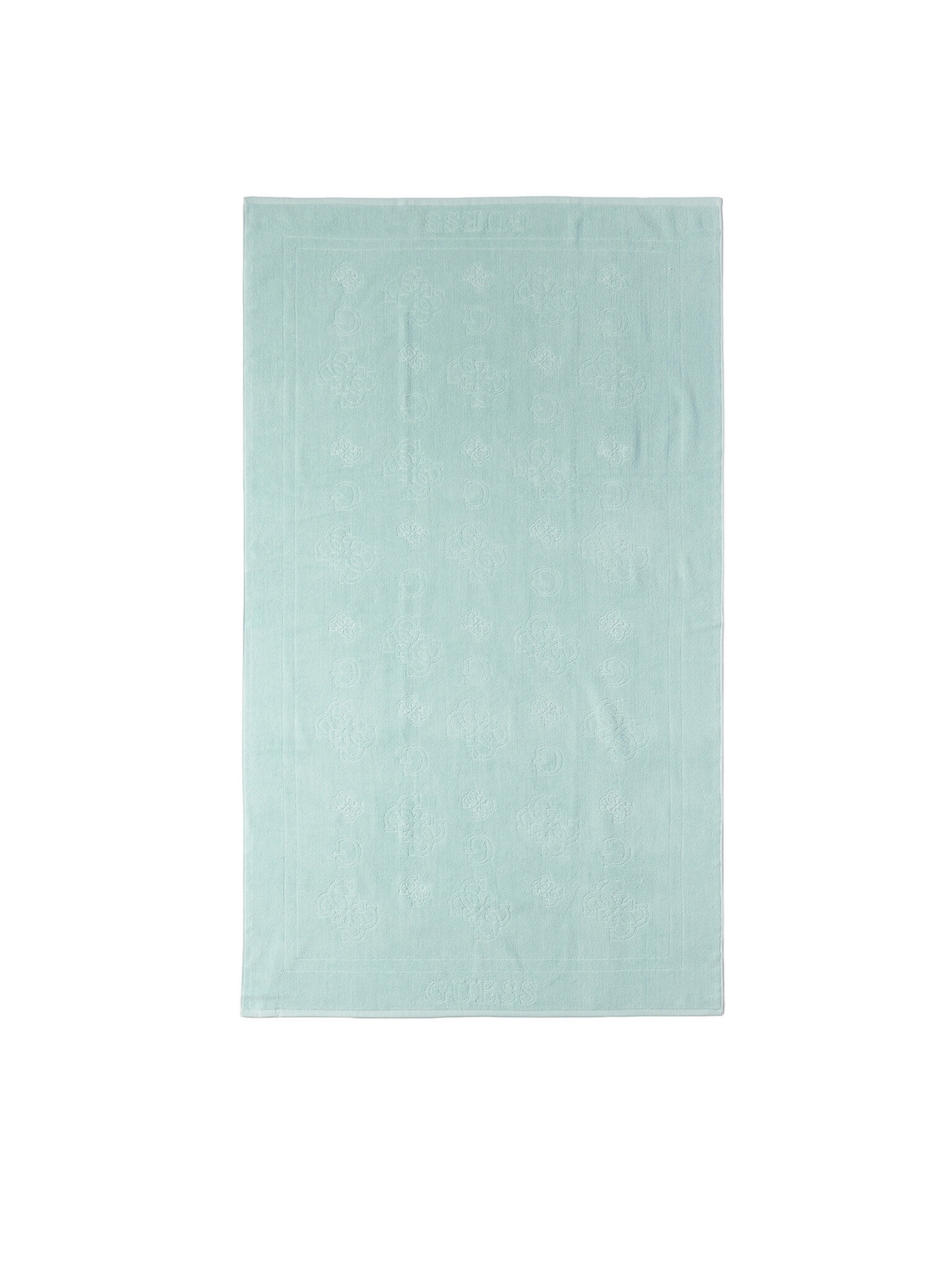 Toalha Logo Gravado Azul Turquesa - Guess 2