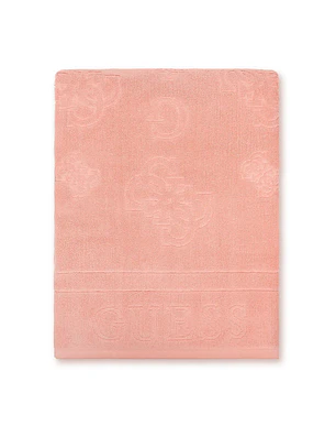 Toalha Logo Gravado Rosa - Guess