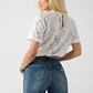 Blusa Manga Curta em Renda Branco - Guess  - Thumbnail 2