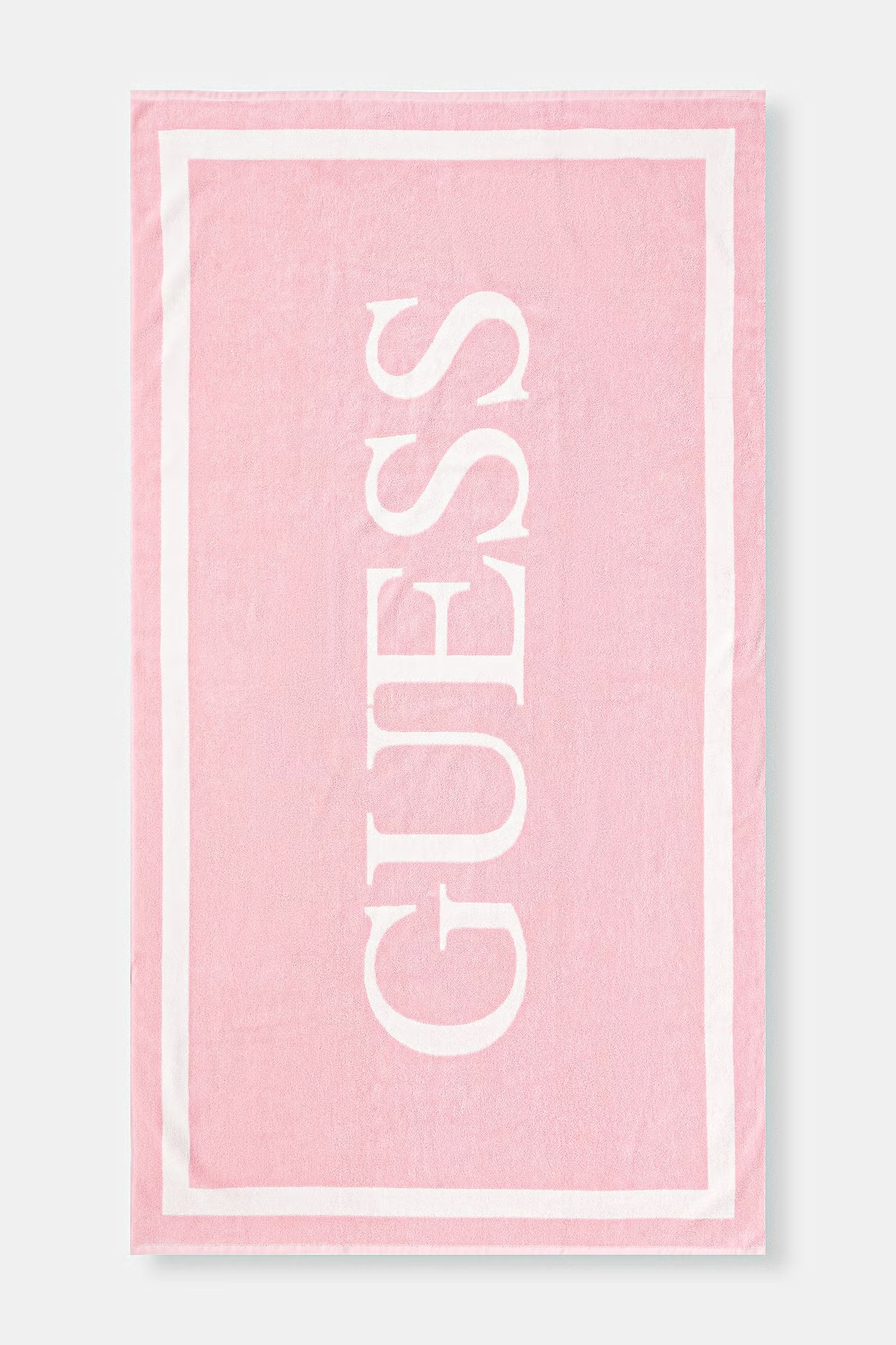 Toalha Lettering Rosa Claro - Guess 1