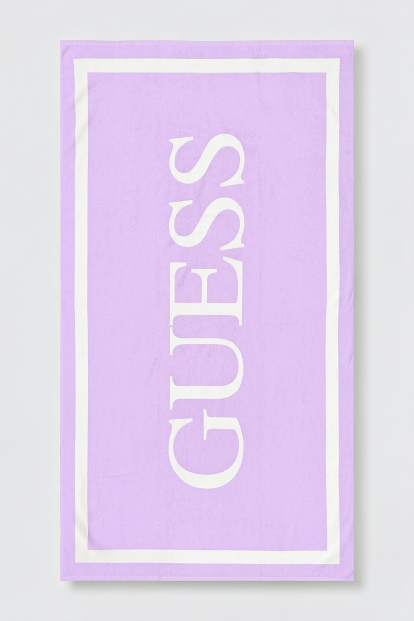 Toalha Lettering Lilás - Guess  1