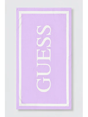 Toalha Lettering Lilás - Guess 