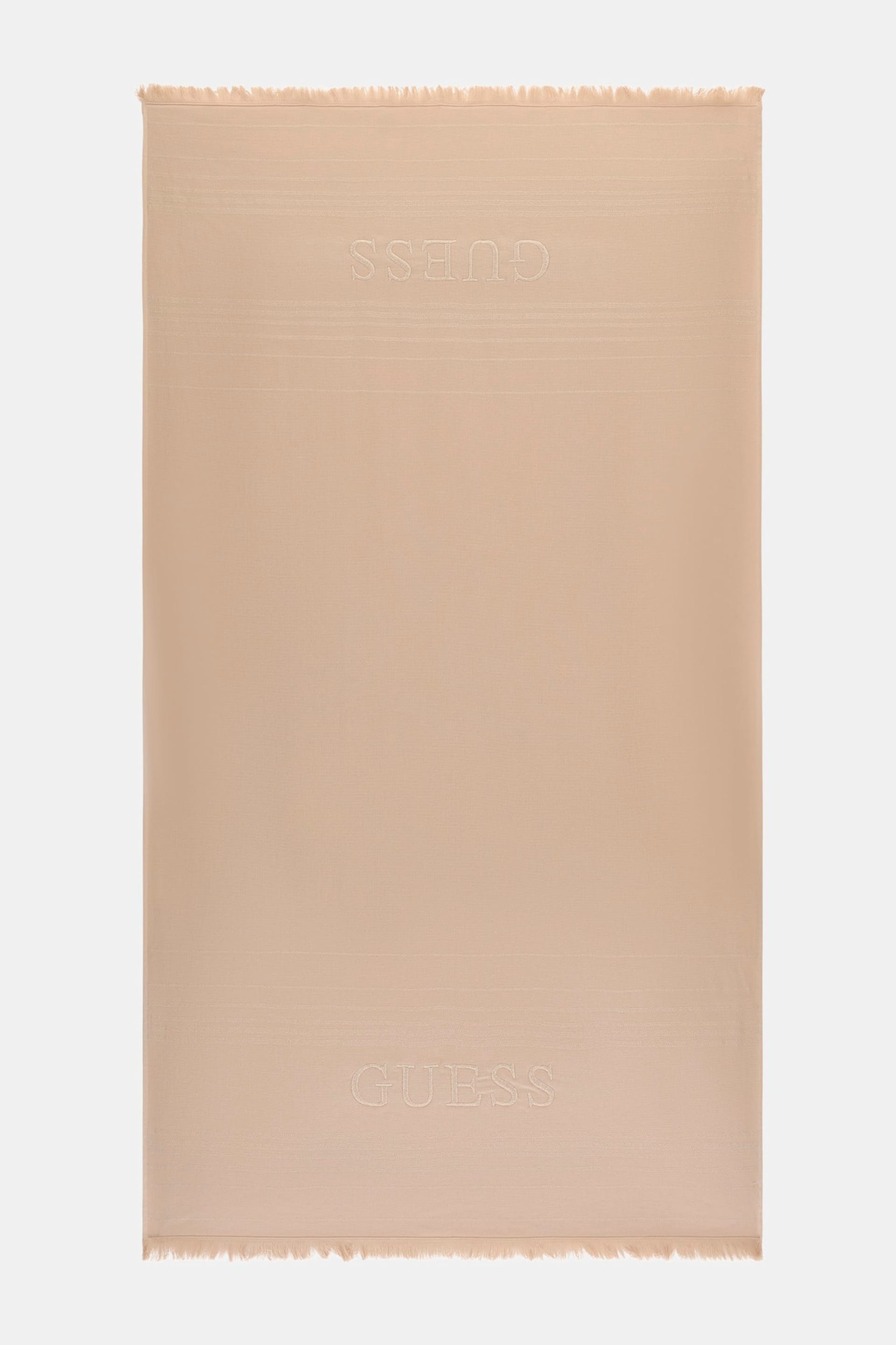 Toalha com Lurex Bege - Guess  1