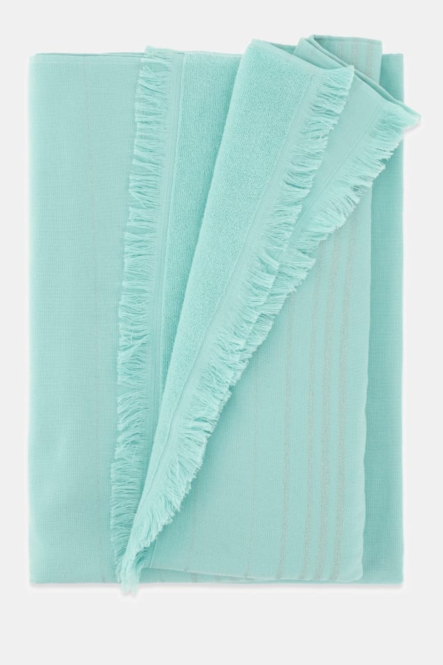Toalha com Lurex Azul Turquesa - Guess 2