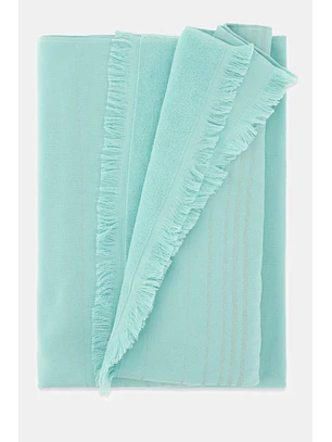 Toalha com Lurex Azul Turquesa - Guess