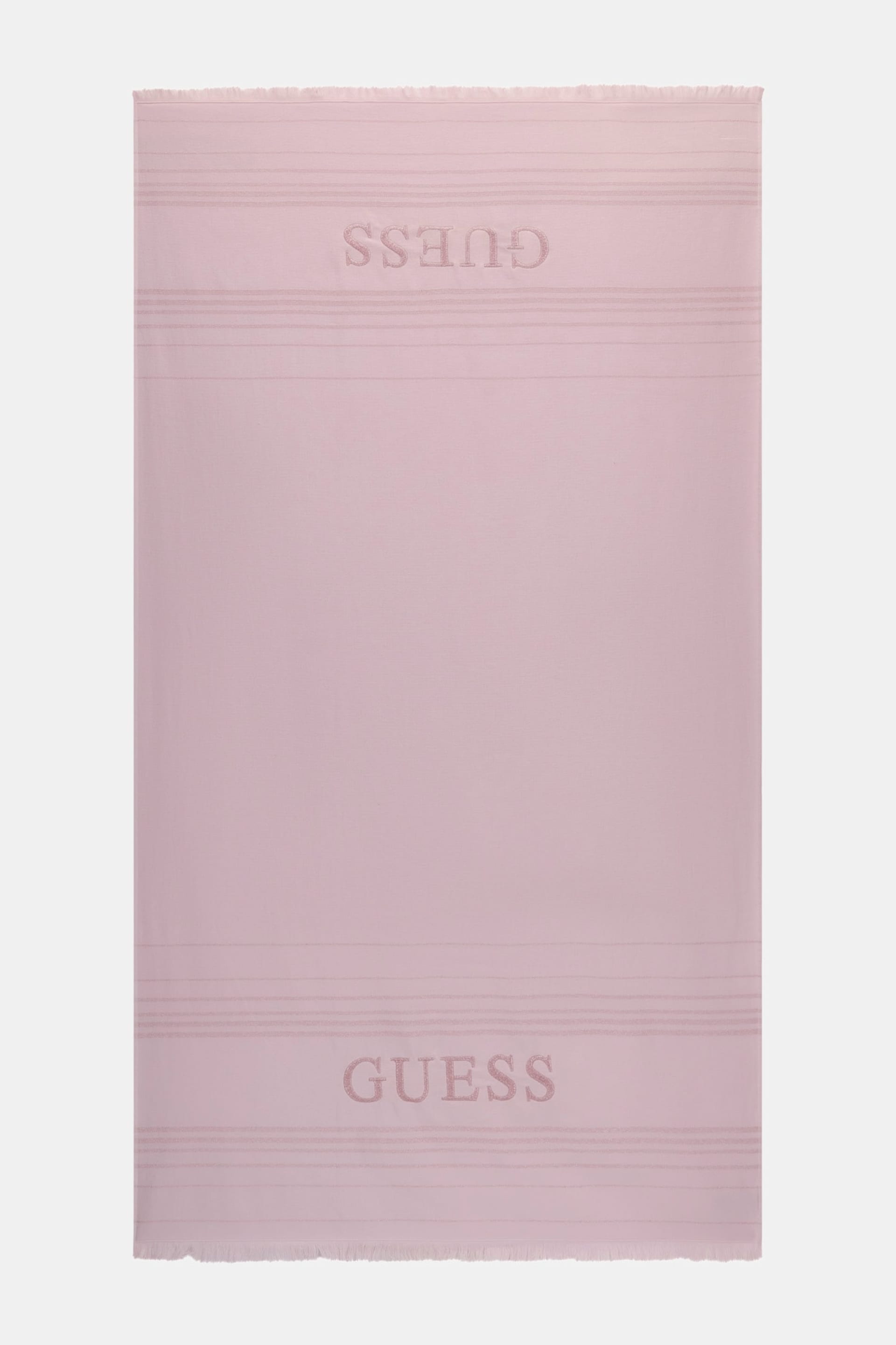 Toalha com Lurex Azul Rosa - Guess  1