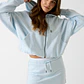 Casaco Desportivo com Estrelas Azul Claro - Guess Jeans  - Miniatura 1