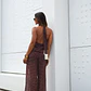 Top Solstice Bolinhas Castanhas - SAHOCO - Miniatura 3