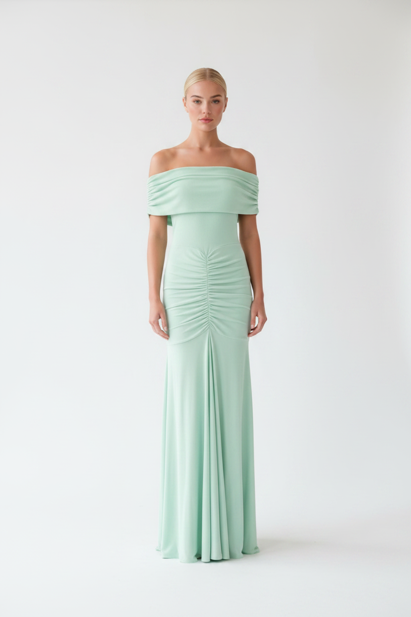 Vestido Comprido Marea Verde Pastel - SAHOCO 1