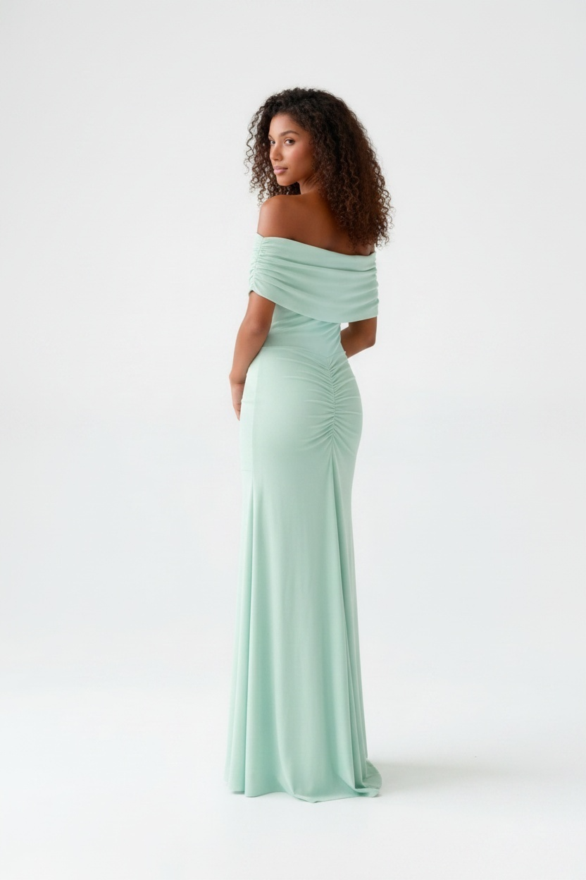 Vestido Comprido Marea Verde Pastel - SAHOCO 2