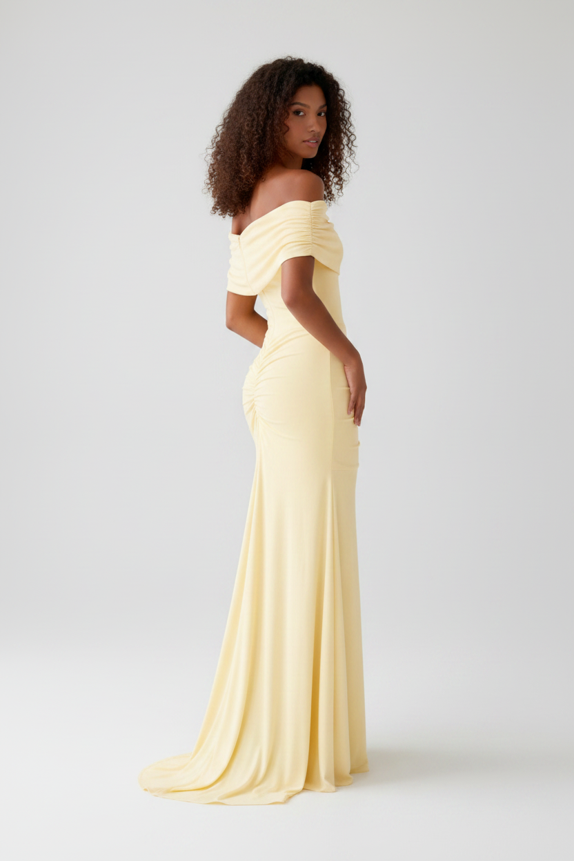 Vestido Comprido Marea Amarelo Pastel - SAHOCO 2