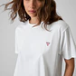 T-shirt Básica Boxy Mini Triângulo Branco - Guess Jeans - thumbnail 1