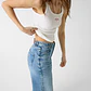Calças Wide Leg com Costuras Ganga- Guess Jeans - Thumbnail 4