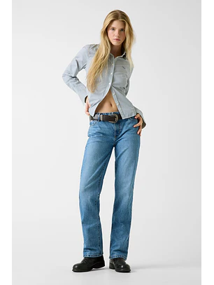 Camiseiro Cintando Riscas Azuis - Guess Jeans
