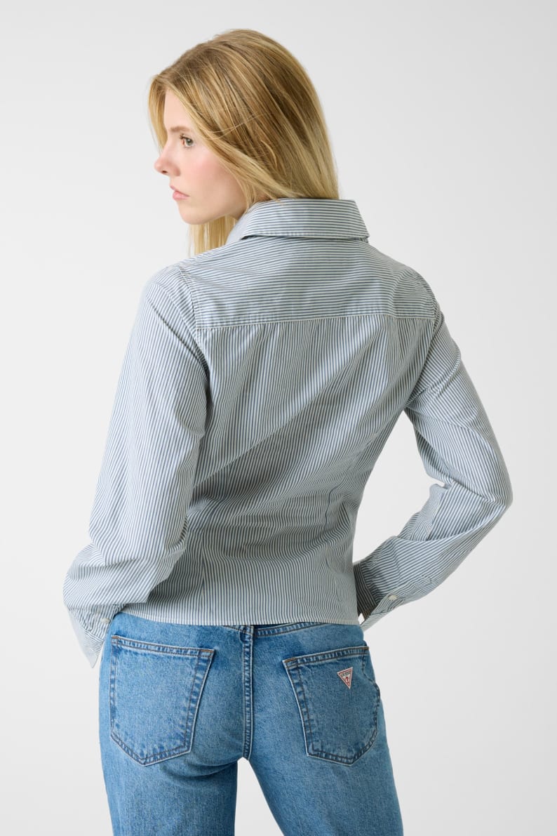 Camiseiro Cintando Riscas Azuis - Guess Jeans 3