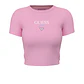 T-shirt Mini & Me Slim Curta Rosa - Guess Jeans  - Miniatura 6