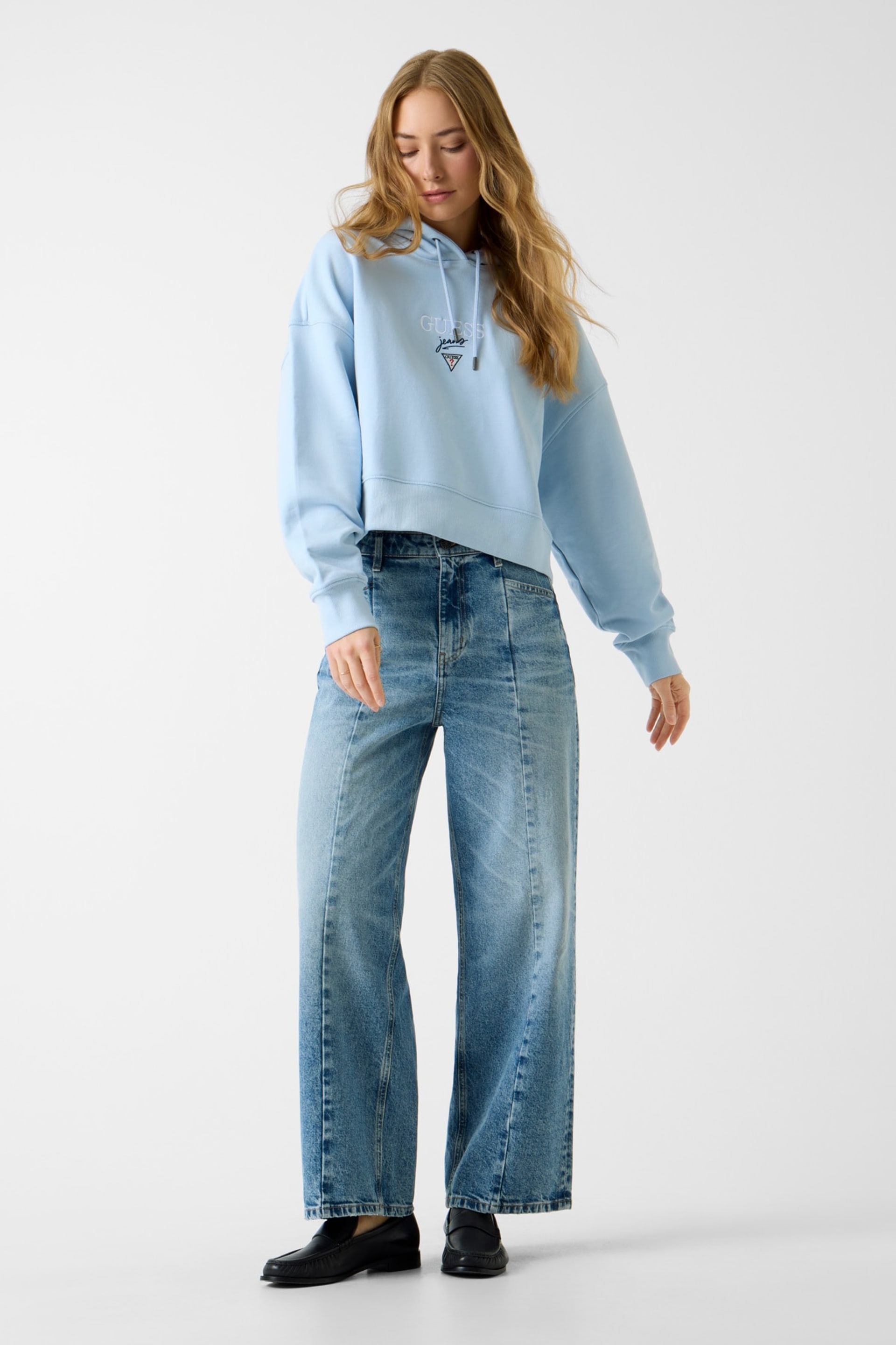 Sweat Baker Azul Claro - Guess Jeans 3
