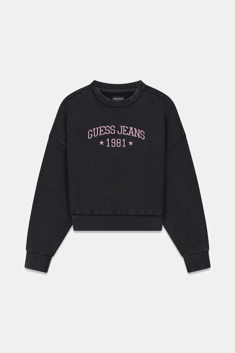 Sweat Preto Carbono - Guess Jeans  4