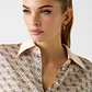 Camisa ALEXANDRA Logo Bege - Guess  - Thumbnail 4