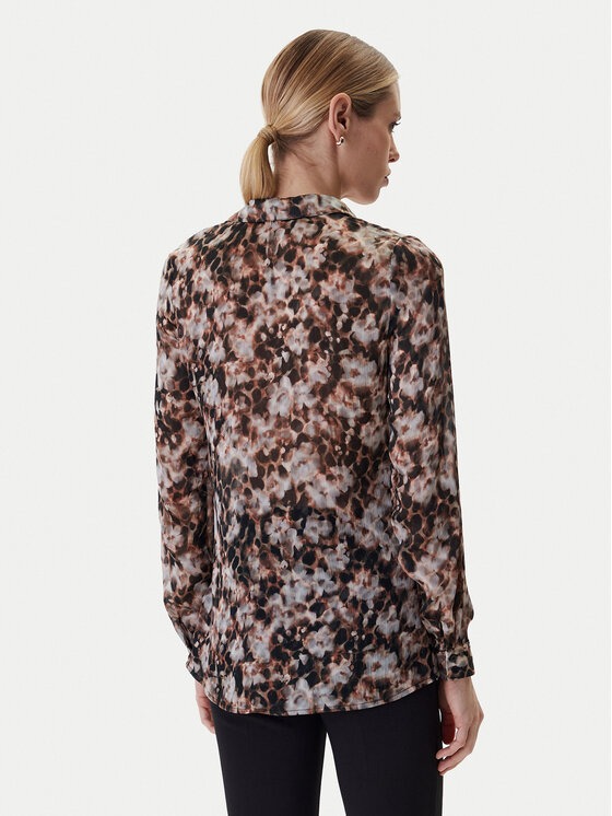 Camisa CLOUIS Estampa Safari Bloom Castanho - Guess   3