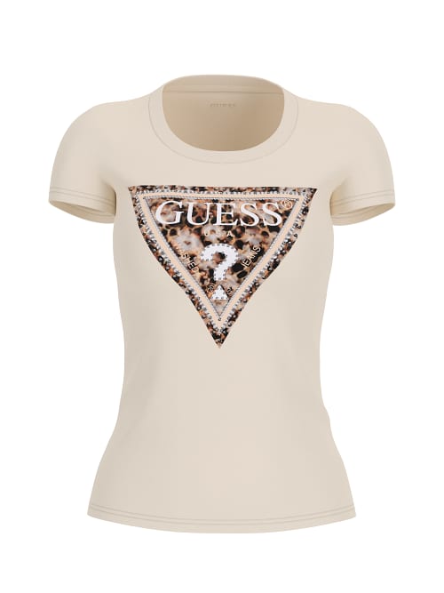 T-shirt LEO Triângulo Creme - Guess  2