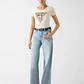 T-shirt LEO Triângulo Creme - Guess  - thumbnail 3