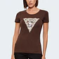 T-shirt LEO Triângulo Castanho - Guess   - Thumbnail 1