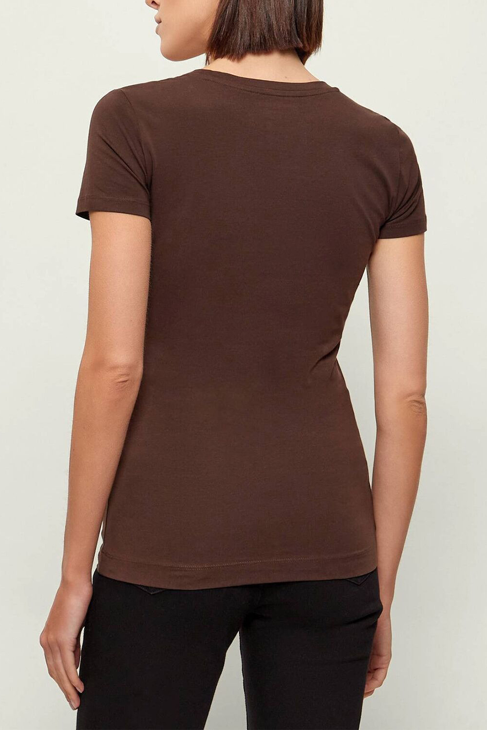 T-shirt LEO Triângulo Castanho - Guess   2