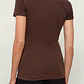 T-shirt LEO Triângulo Castanho - Guess   - Thumbnail 2