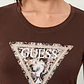 T-shirt LEO Triângulo Castanho - Guess   - Thumbnail 3