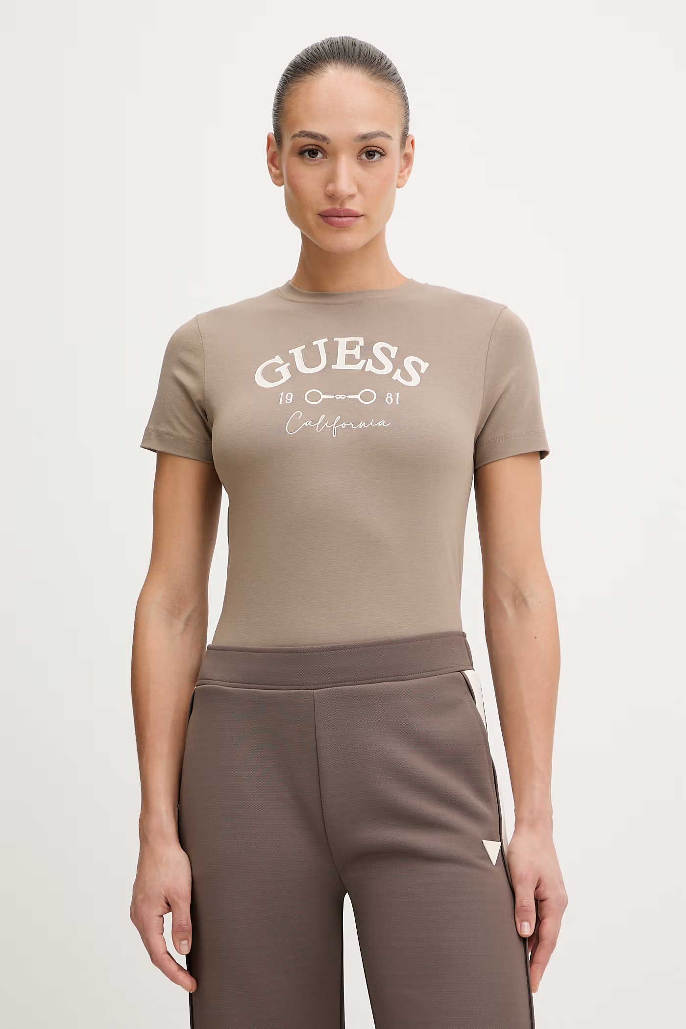 T-shirt BEATRIZ Taupe - Guess  1