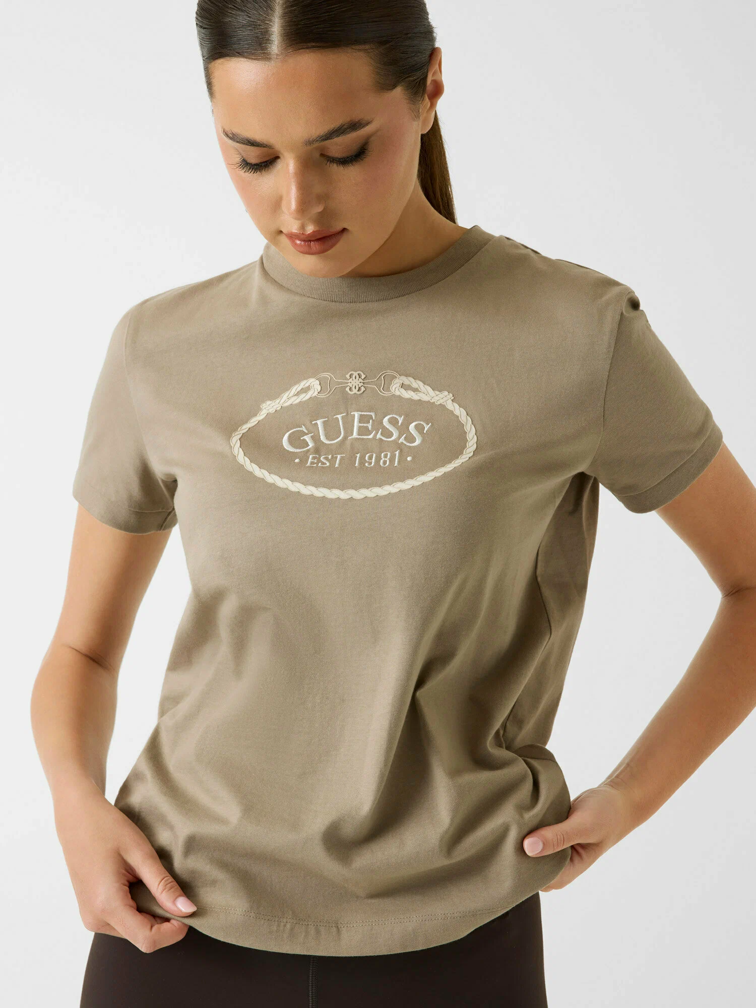 T-shirt ROSALBA Taupe - Guess 1