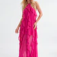 Vestido Comprido SIROCO Rosa - SAHOCO - miniatura 1