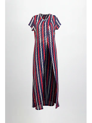 Túnica WAVE Azul Vermelho e Branco - SAHOCO 