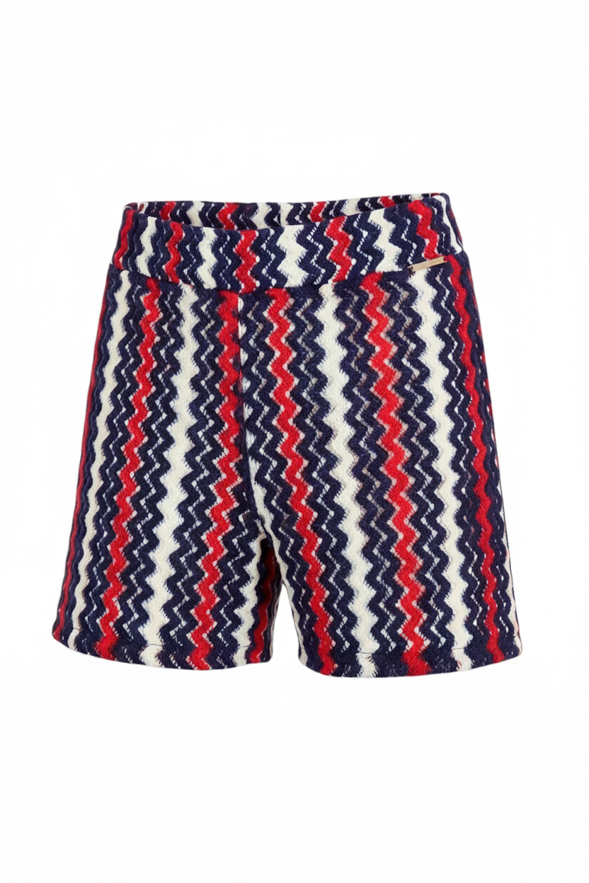 Calções WAVE Azul Vermelho e Branco - SAHOCO 1