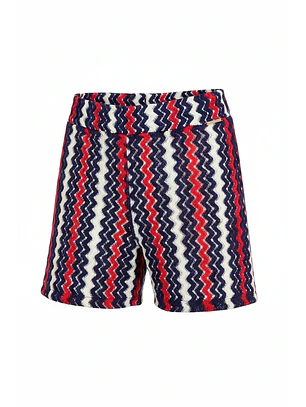 Calções WAVE Azul Vermelho e Branco - SAHOCO