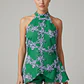 Top com Flores EDEN Verde - SAHOCO  - miniatura 1