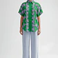 Camisa  com Flores EDEN Verde -  SAHOCO  - miniatura 4