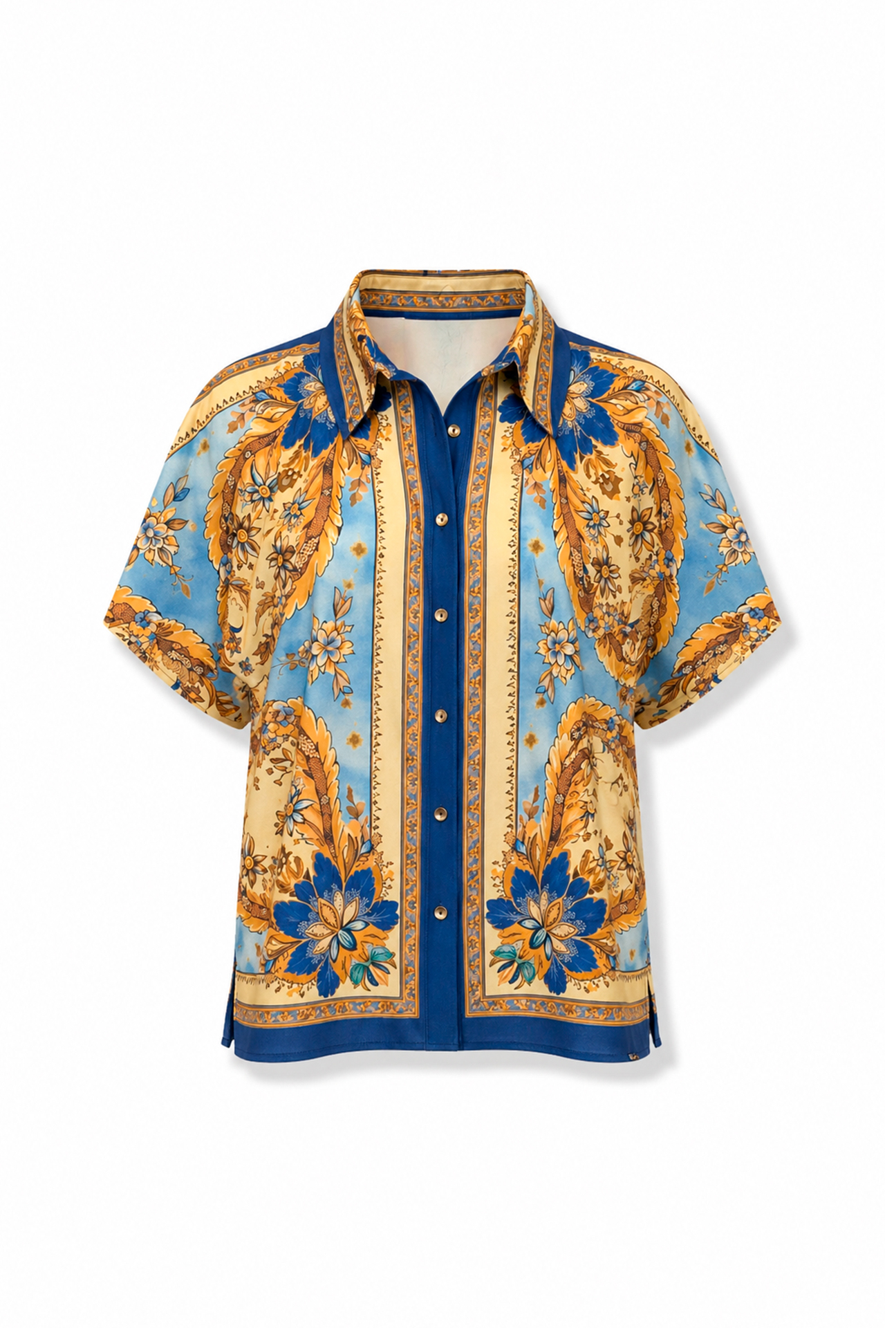 Camisa AZURE Estampados Azul - SAHOCO  4